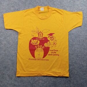 Vintage Screen‎ Stars Shirt Youth 10-12 Class 2000 USA Y2K Apple Worm School 624